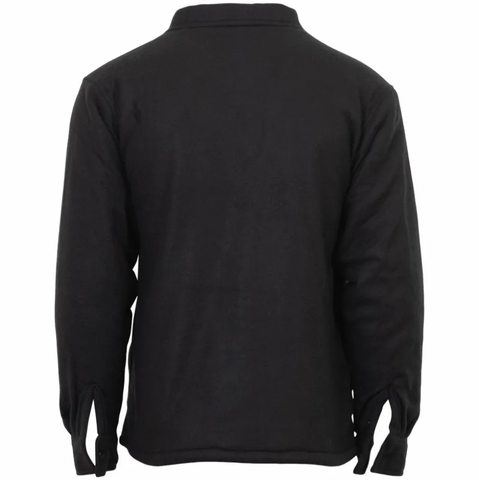 Anyway Herre Overshirt m. for - Black