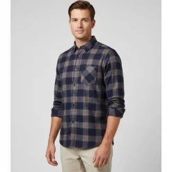 Anyway Herre Skjorte m. for - Navy/Blue
