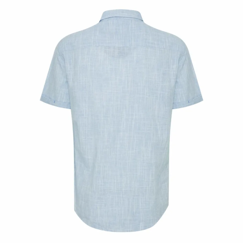 Blend Herre Kortærmet skjorte Plus Size - Aqua Sky