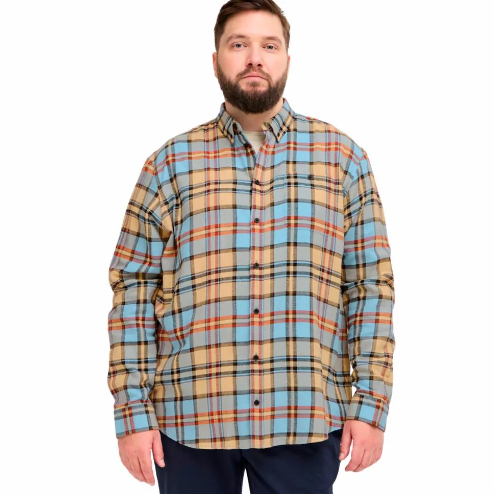 Blend Herre Skjorte Plus Size - Silver Lake Blue