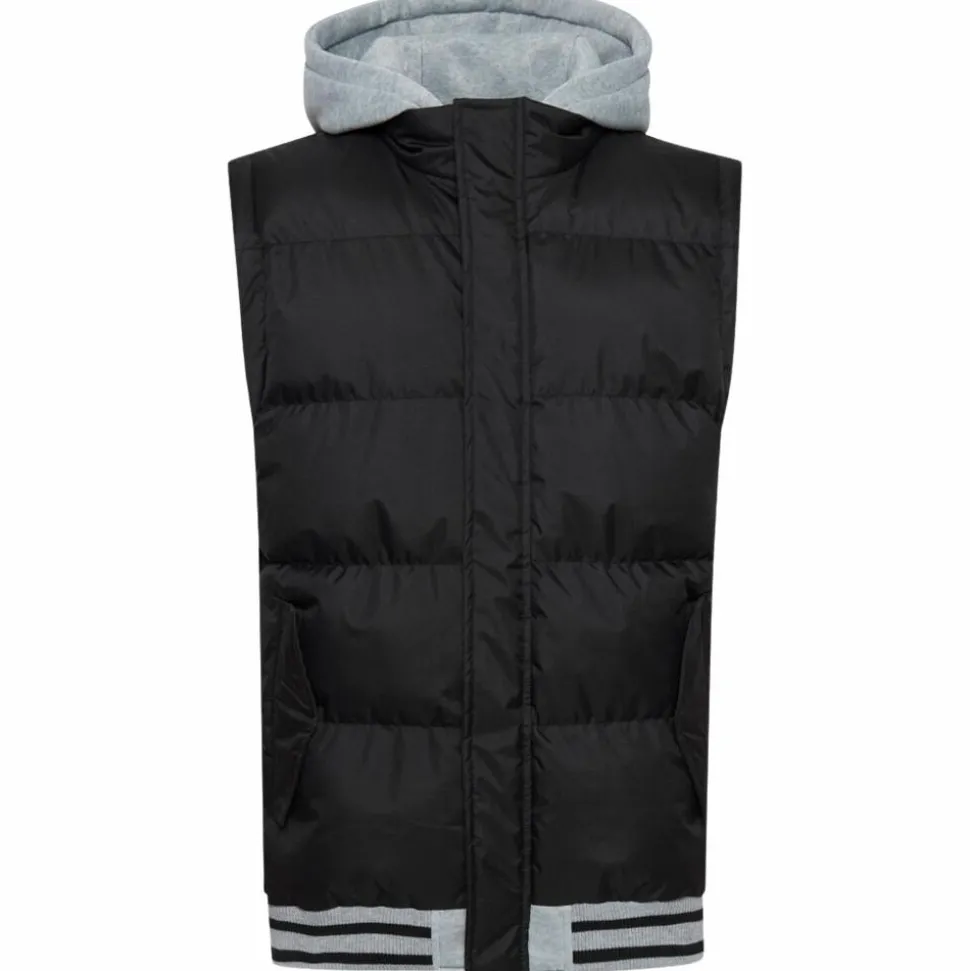 Blend Herre Vest m. hætte - Black