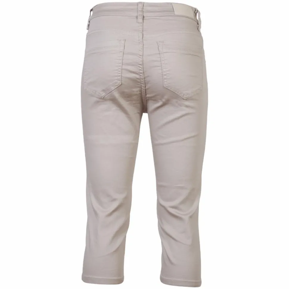 BS Jeans Dame Capri - Sand