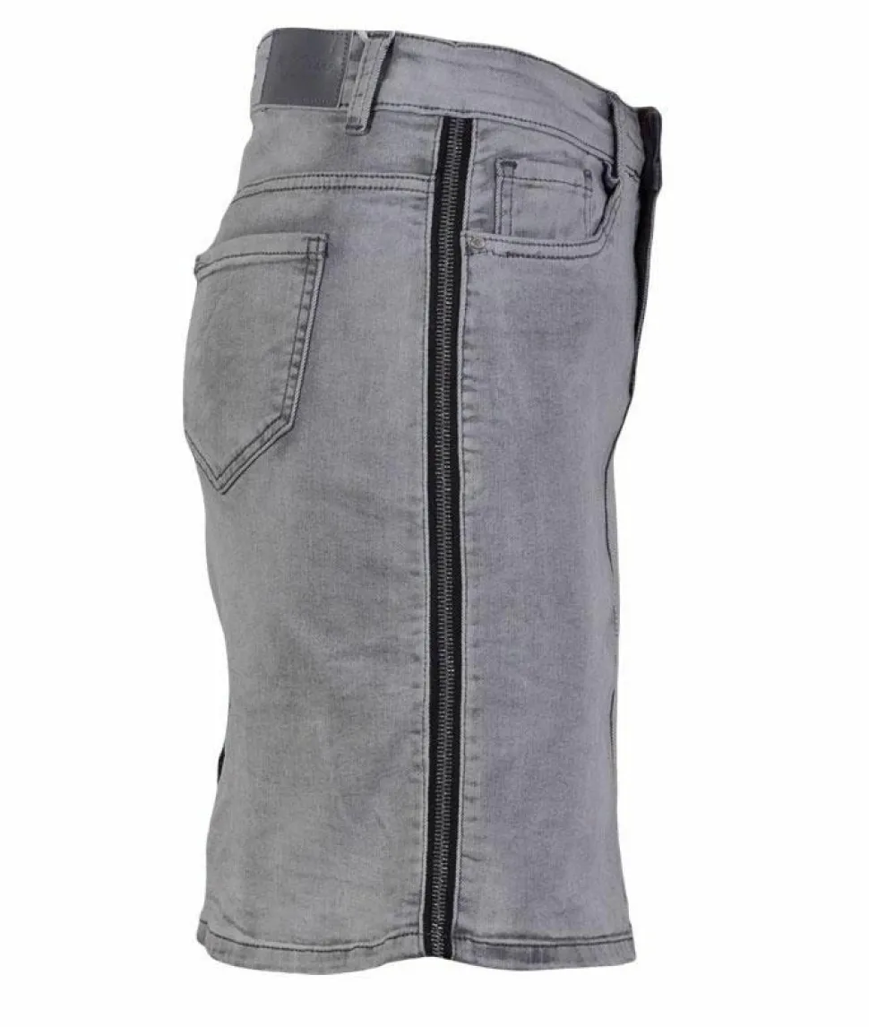 BS Jeans Dame Nederdel - Grå