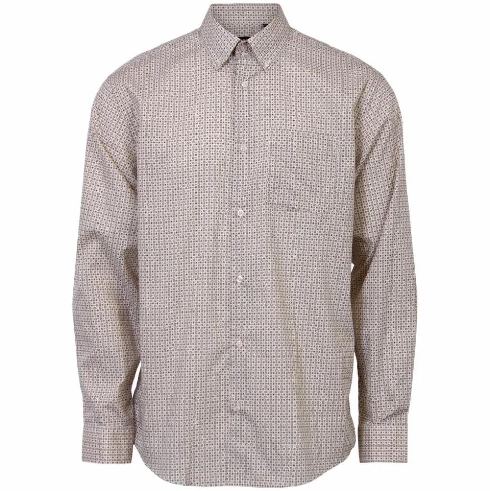 Carnét Ash Herre Skjorte Plus Size - Birch