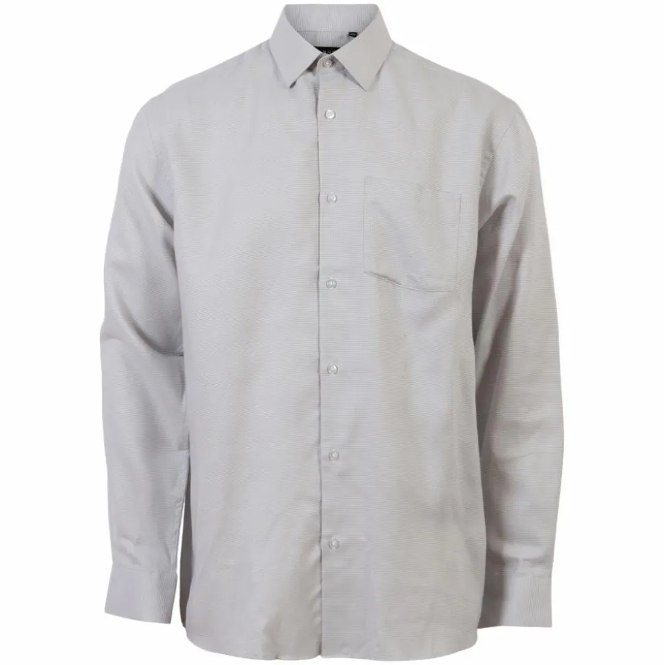 Carnét Oak Herre Skjorte Plus Size - Grey Check