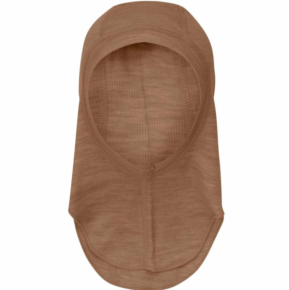 CeLaVi Børne Elefanthue i merinould - Cocoa Creme