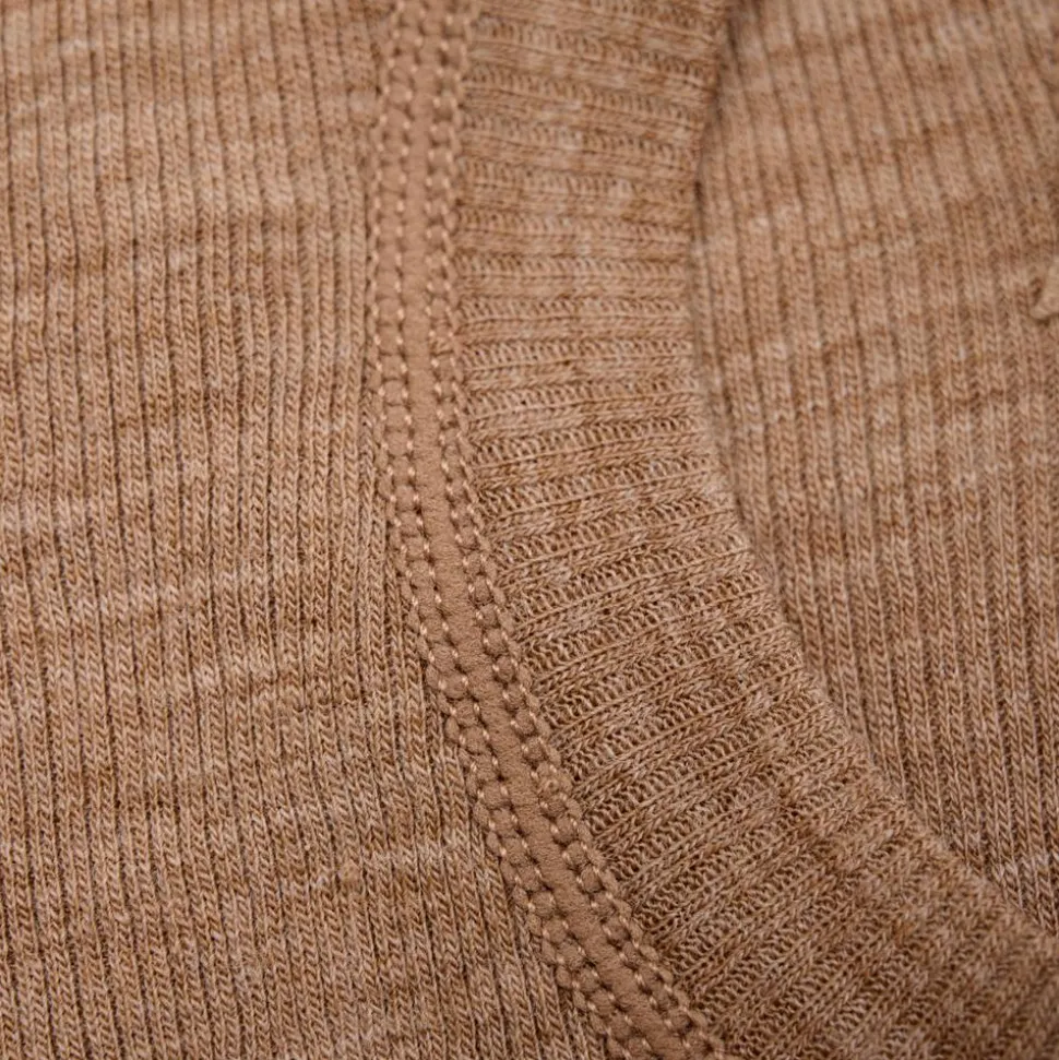 CeLaVi Børne Elefanthue i merinould - Cocoa Creme