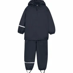 CeLaVi Børne Regnsæt m. fleece - Dark Navy