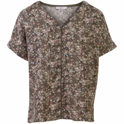 ChaCha Dame Bluse - Khaki Flower