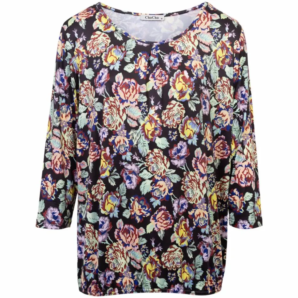 ChaCha Dame Bluse - Print 56 Flowers