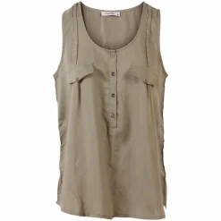 ChaCha Dame Top - Khaki Combi