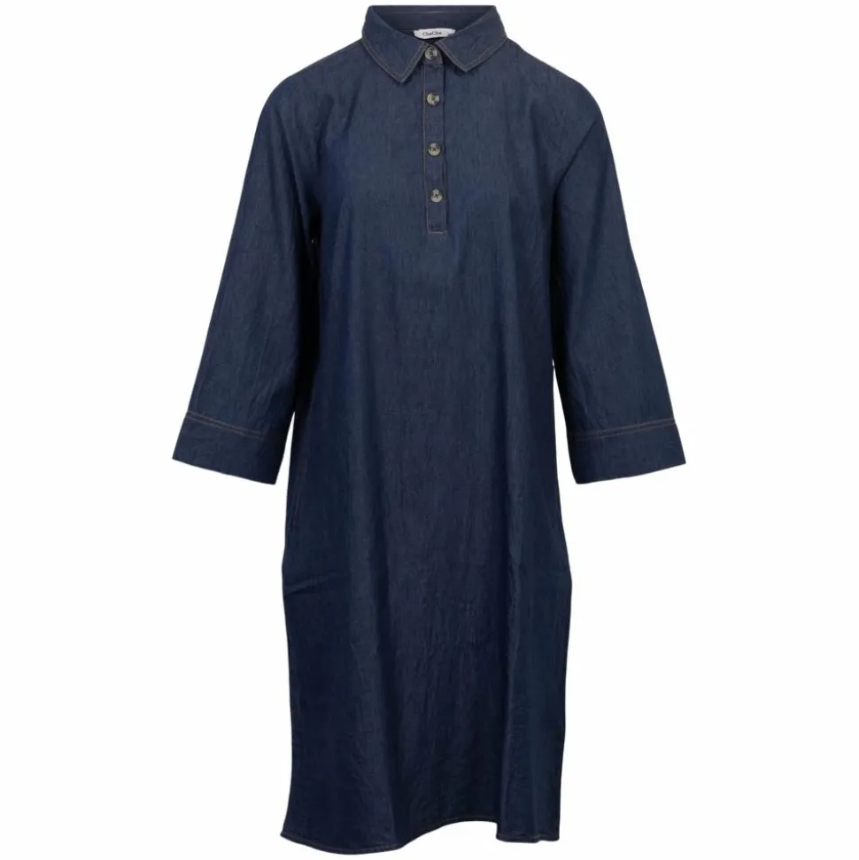 ChaCha Dame Tunika - Navy Denim