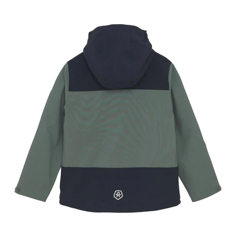 Color Kids Børne Softshell m. BIONIC-FINISH® ECO coating - Balsam Green