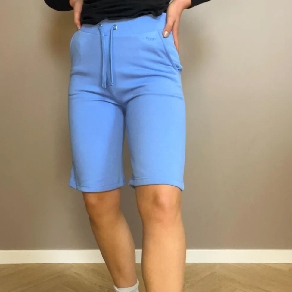 Cozy By JZ Dame Shorts i økologisk bomuld - Provence Blue