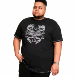 D555 Elijah Herre T-shirt Plus Size - Black