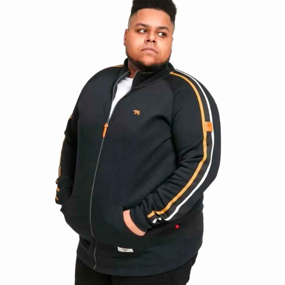 D555 Marston Herre Cardigan Plus Size - Black