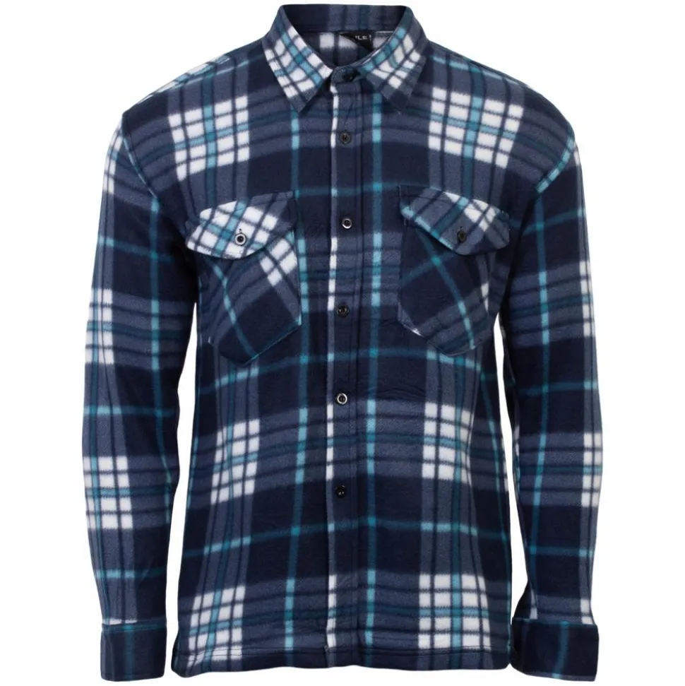 Etoile Herre Skjorte - Farve 14 Navy/Turkis
