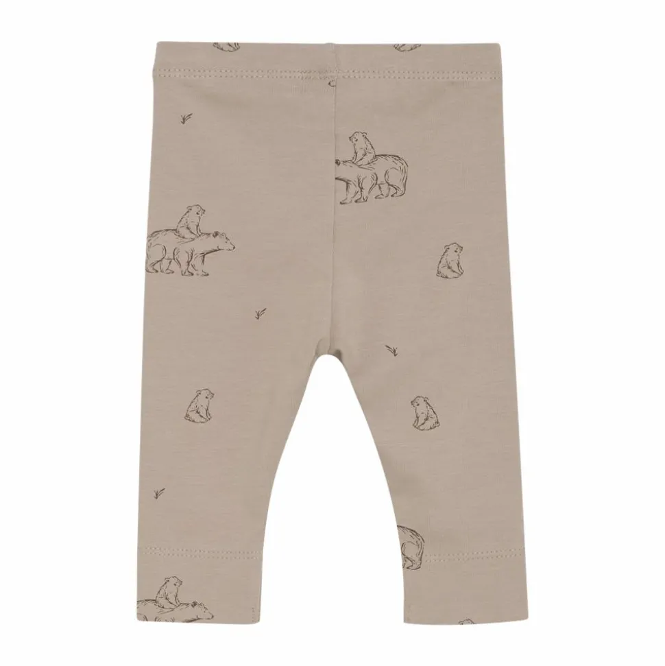 Fixoni Baby Leggings i økologisk bomuld - Mocha Meringue