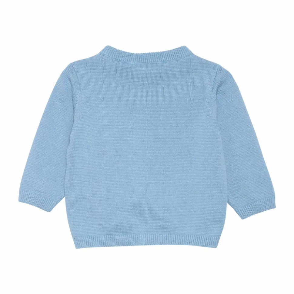 Fixoni Børne Cardigan i økologisk bomuld - Ashley Blue