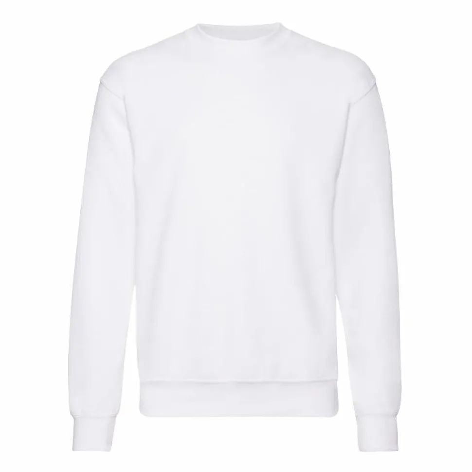 Fruit of the Loom Unisex Sweatshirt - White