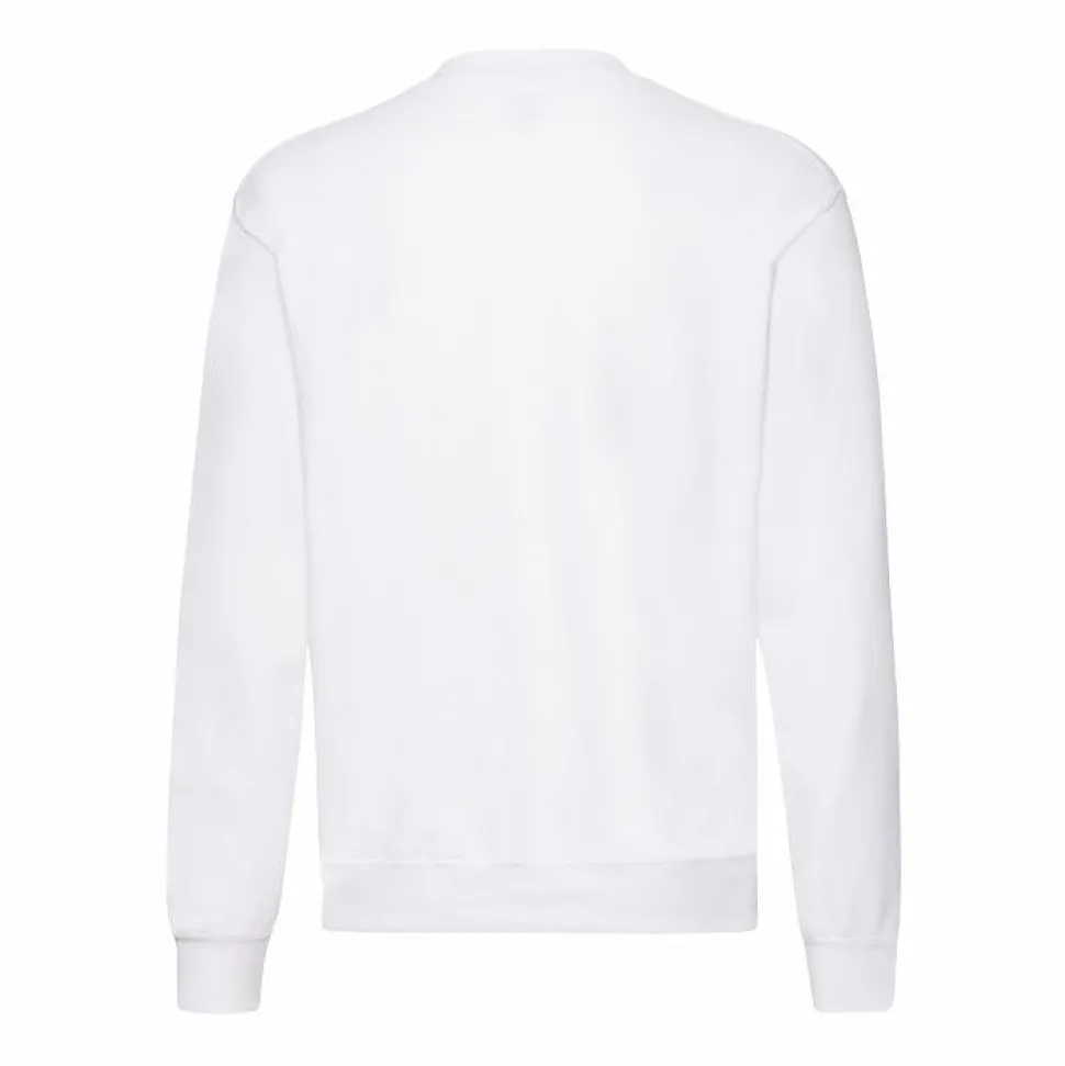 Fruit of the Loom Unisex Sweatshirt - White