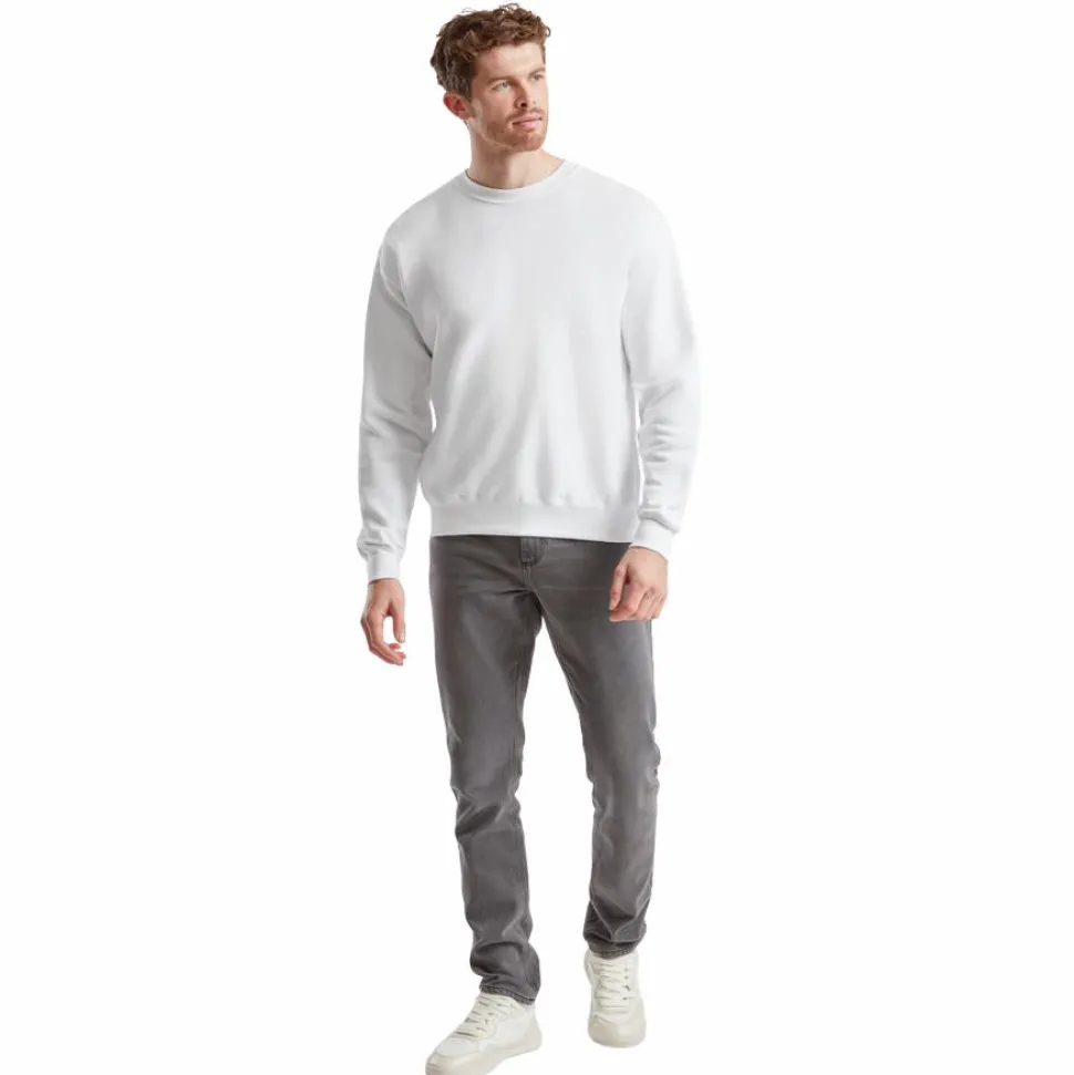 Fruit of the Loom Unisex Sweatshirt - White