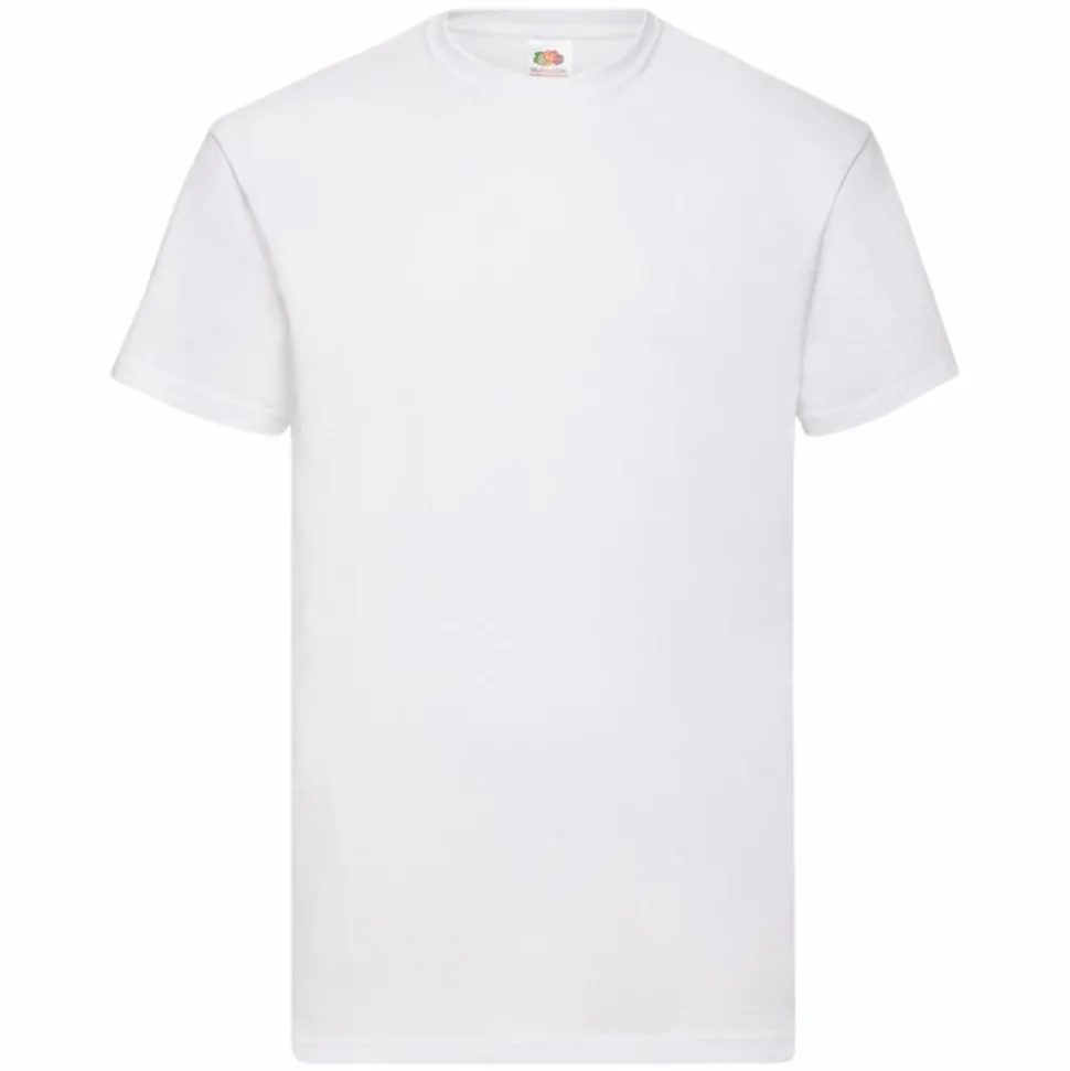 Fruit of the Loom Unisex T-shirt - Hvid