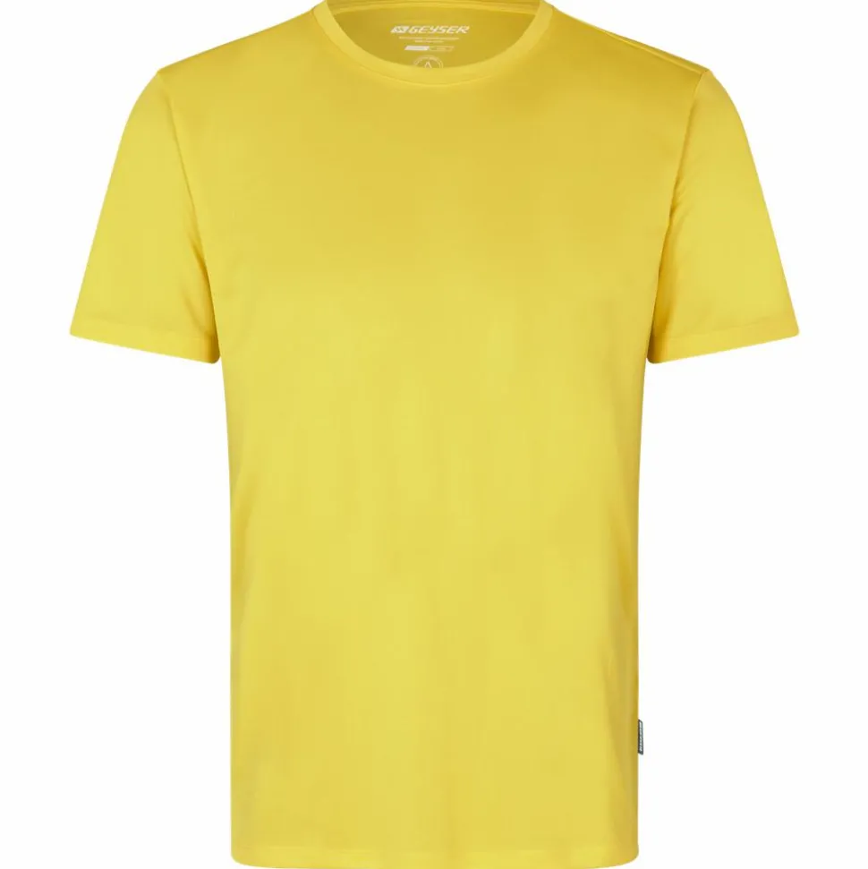 GEYSER by ID Essential Herre Trænings t-shirt - Gul