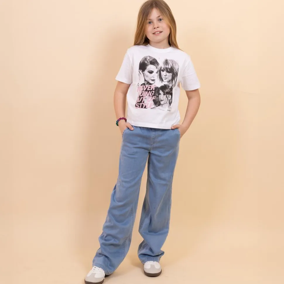 Guppy Salli Pige Jeans - Light Blue Denim