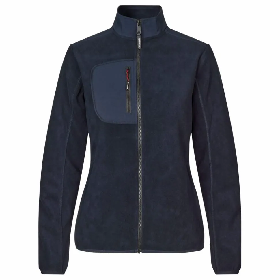 ID Bonded Dame Fleecejakke - Navy