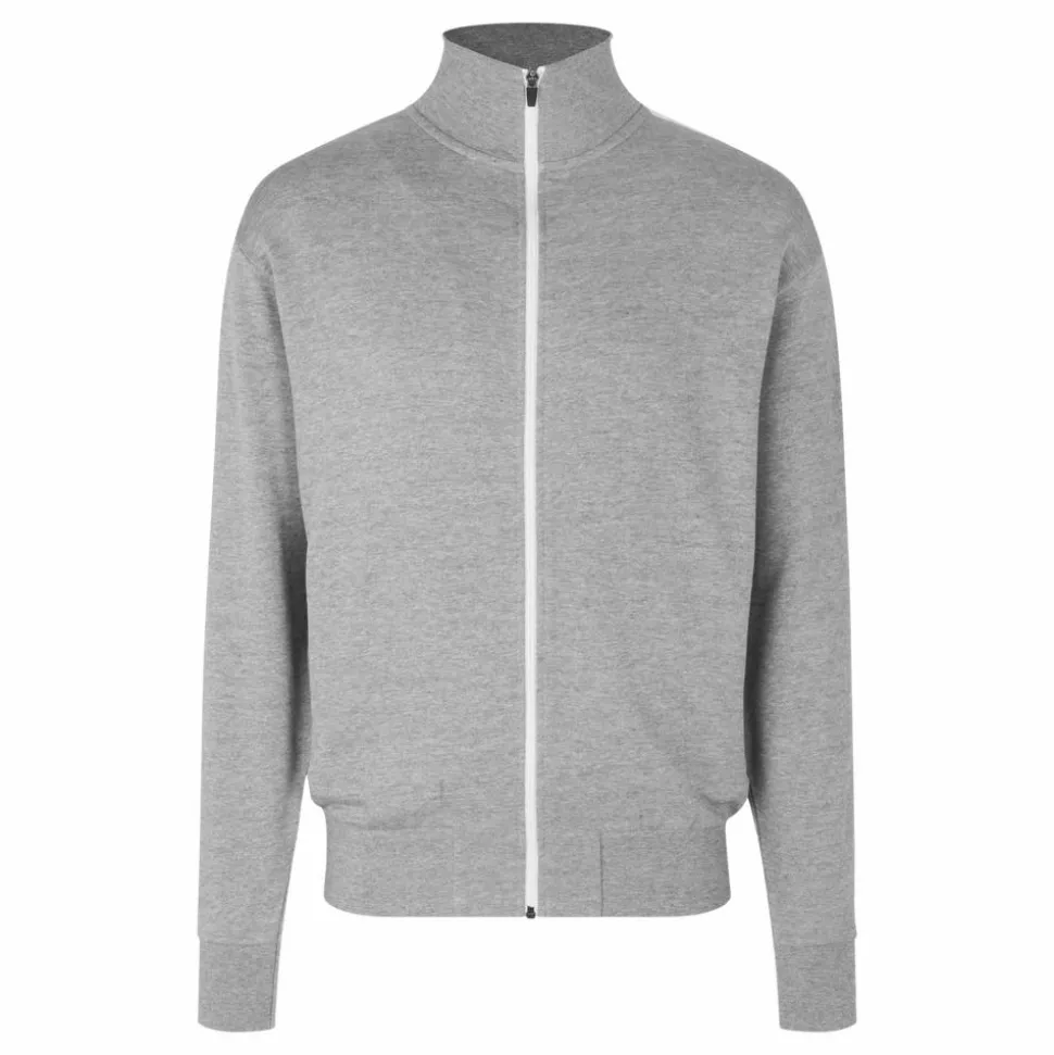 ID Herre Cardigan - Grå Melange