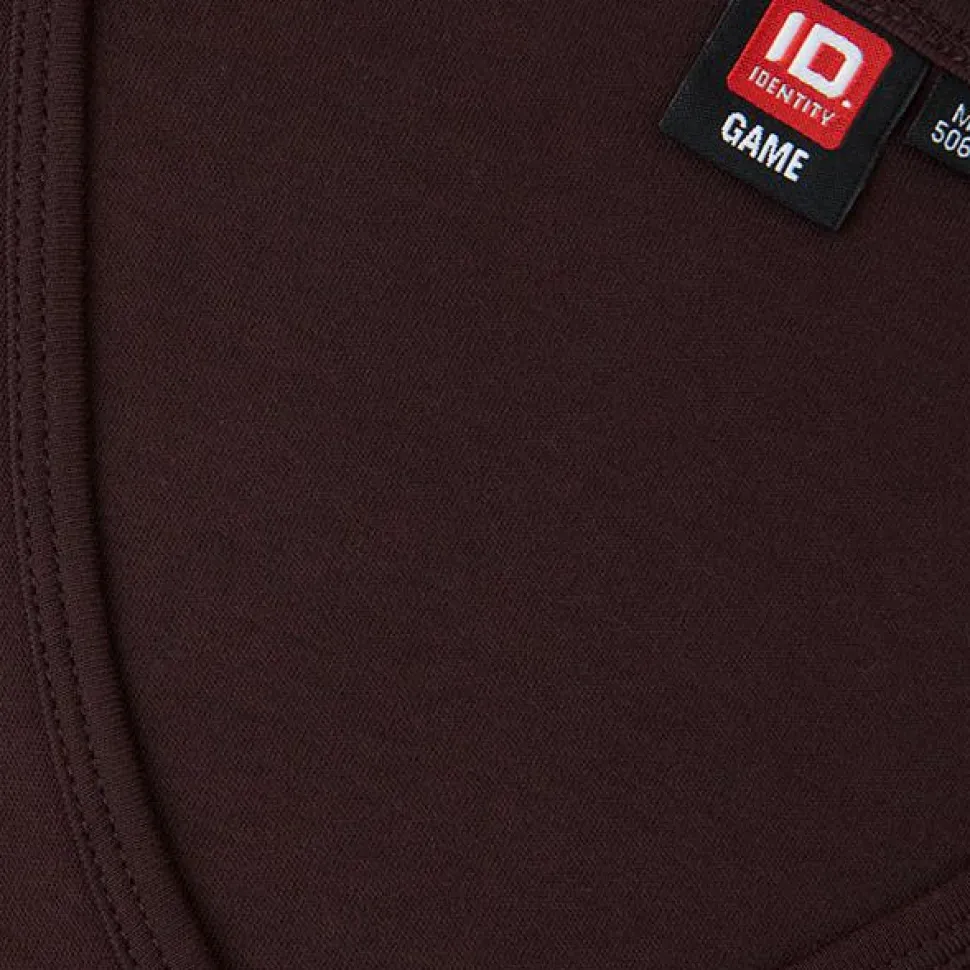 ID Interlock Dame T-shirt - Mørk Bordeaux