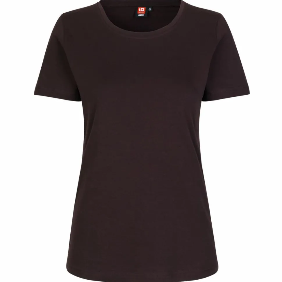 ID Interlock Dame T-shirt - Mørk Bordeaux