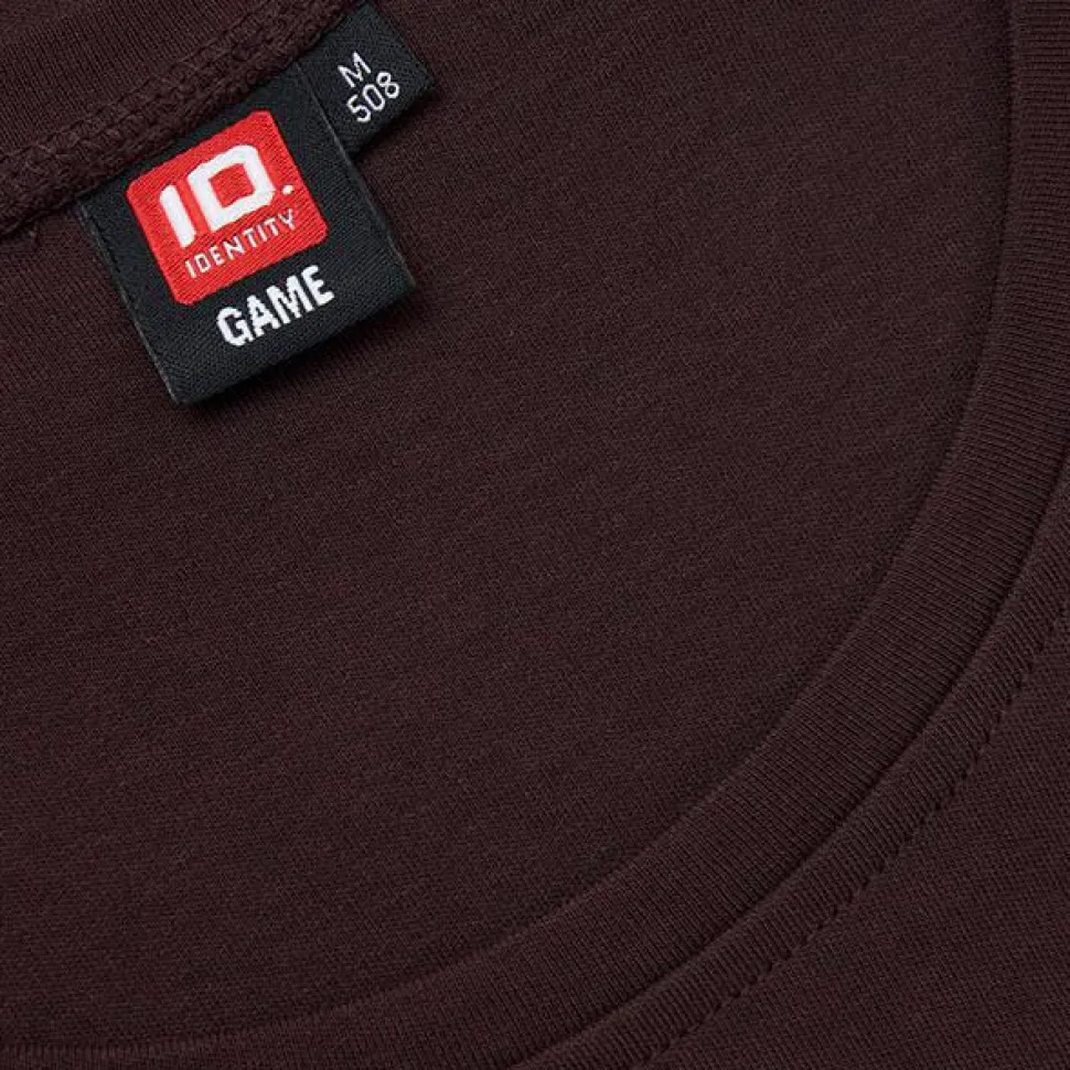 ID Interlock Dame T-shirt - Mørk Bordeaux