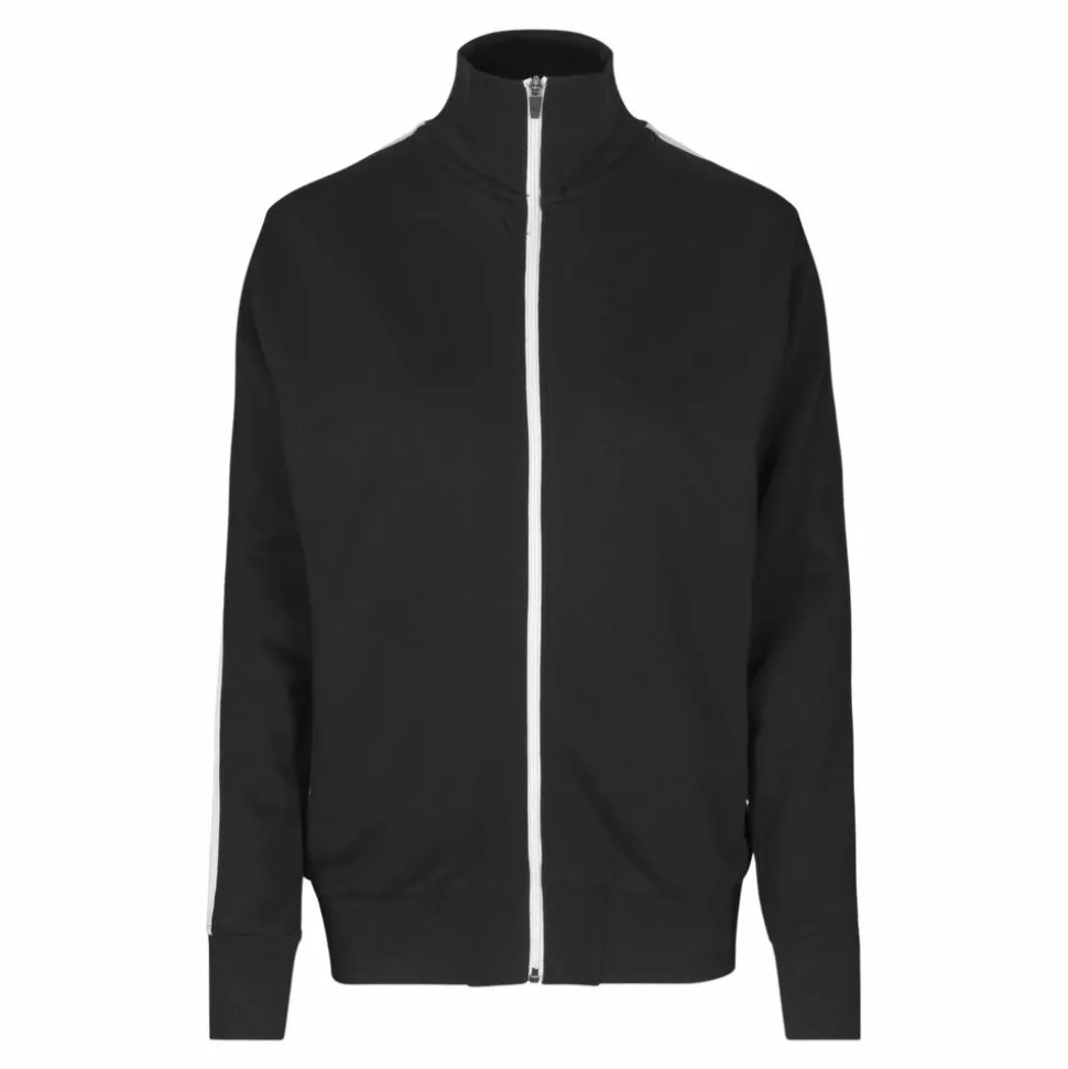 ID Kontrast Dame Cardigan - Black
