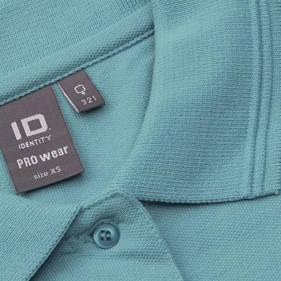 ID Pro Wear Dame Polo - Støvet Aqua