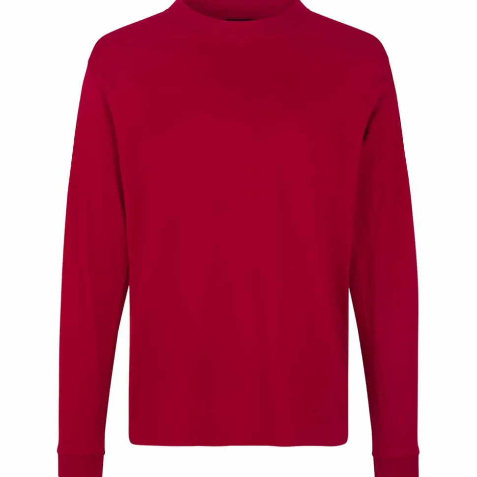 ID Pro Wear Herre Langærmet t-shirt - Red