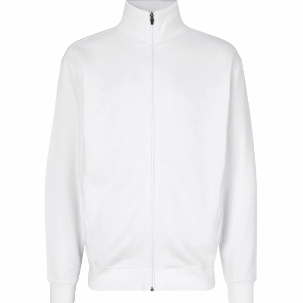 ID Sweat Herre Cardigan - Hvid