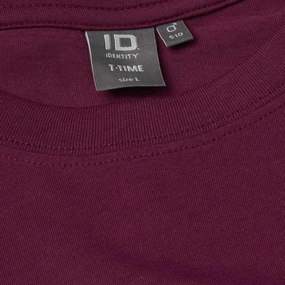 ID T-Time Herre T-shirt - Bordeaux
