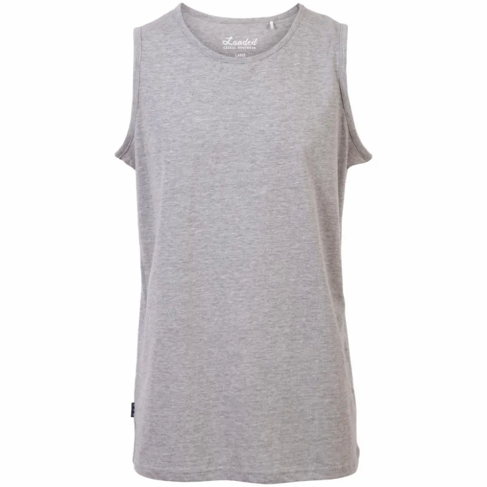 Loaded Belfast Herre Tanktop Plus Size - Light Grey
