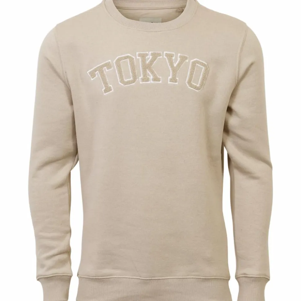 Marcus Colin Herre Sweatshirt - Bubbly beige