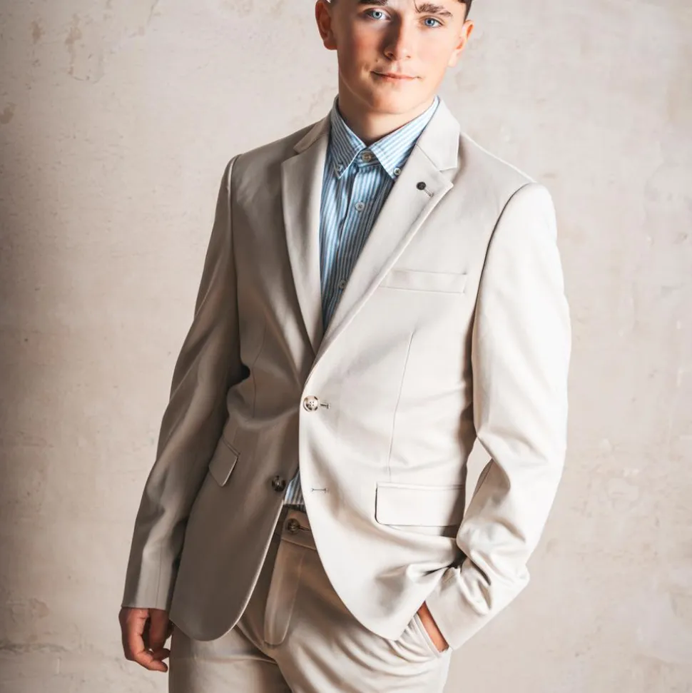 Marcus Joey Herre Habitbukser - Bubbly beige