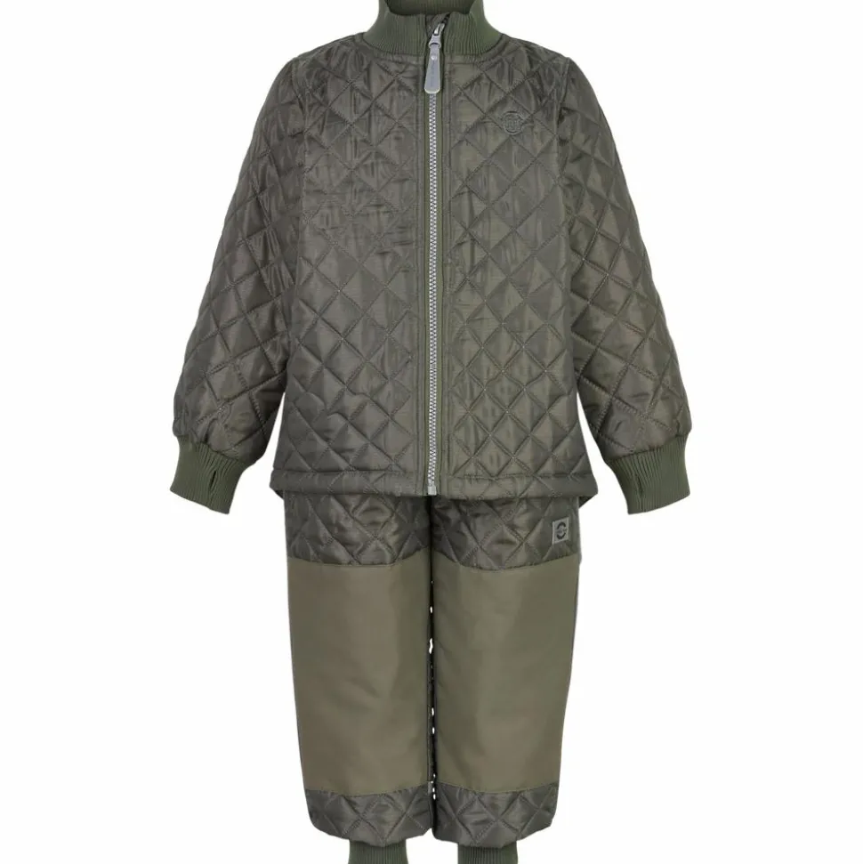Mikk-line Drenge Termosæt m. BIONIC-FINISH® ECO coating - Dusty Olive