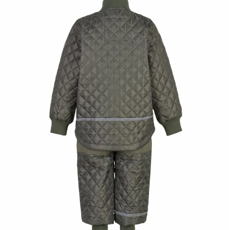 Mikk-line Drenge Termosæt m. BIONIC-FINISH® ECO coating - Dusty Olive