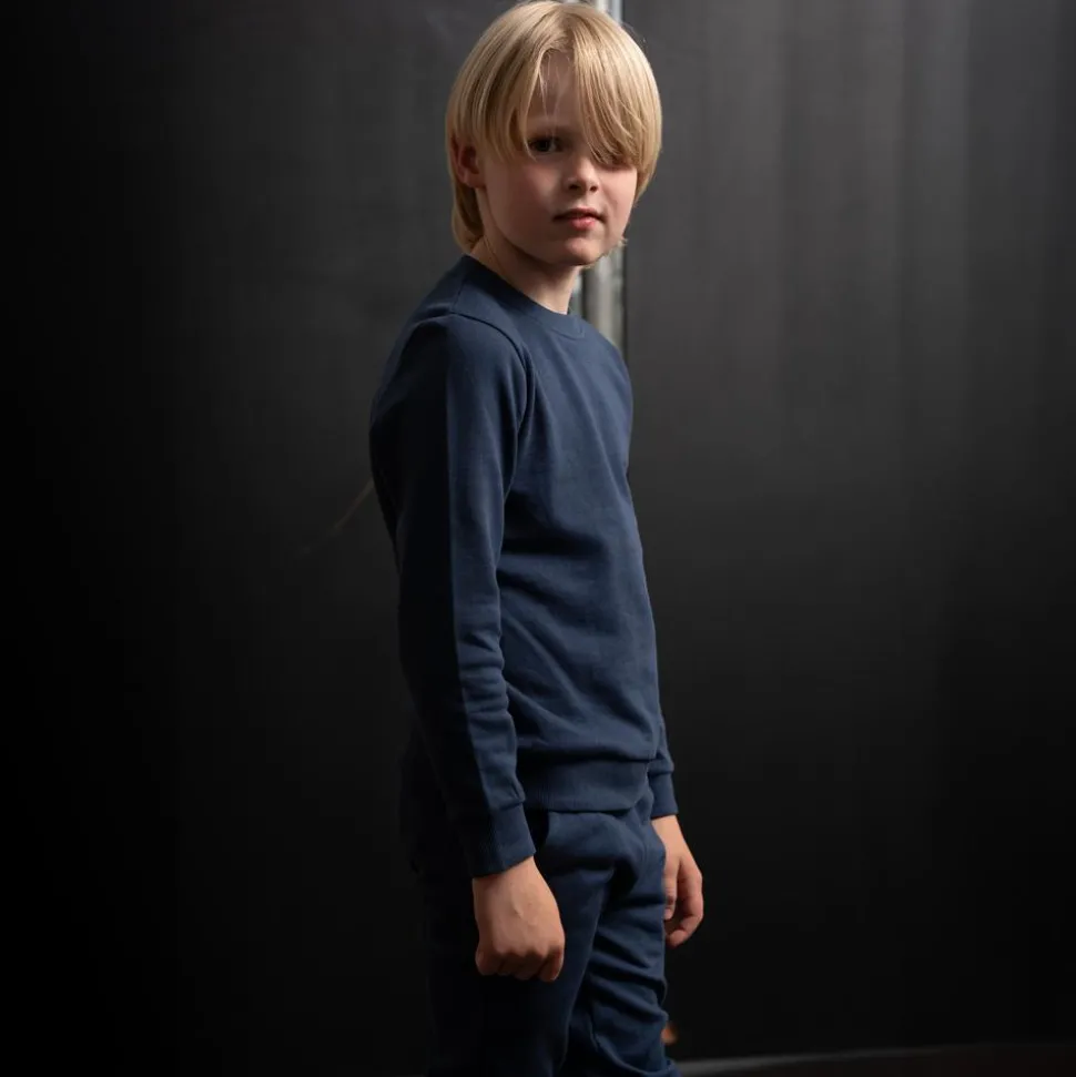 Minymo Børne Sweatsæt - New Navy (Insignia Blue)