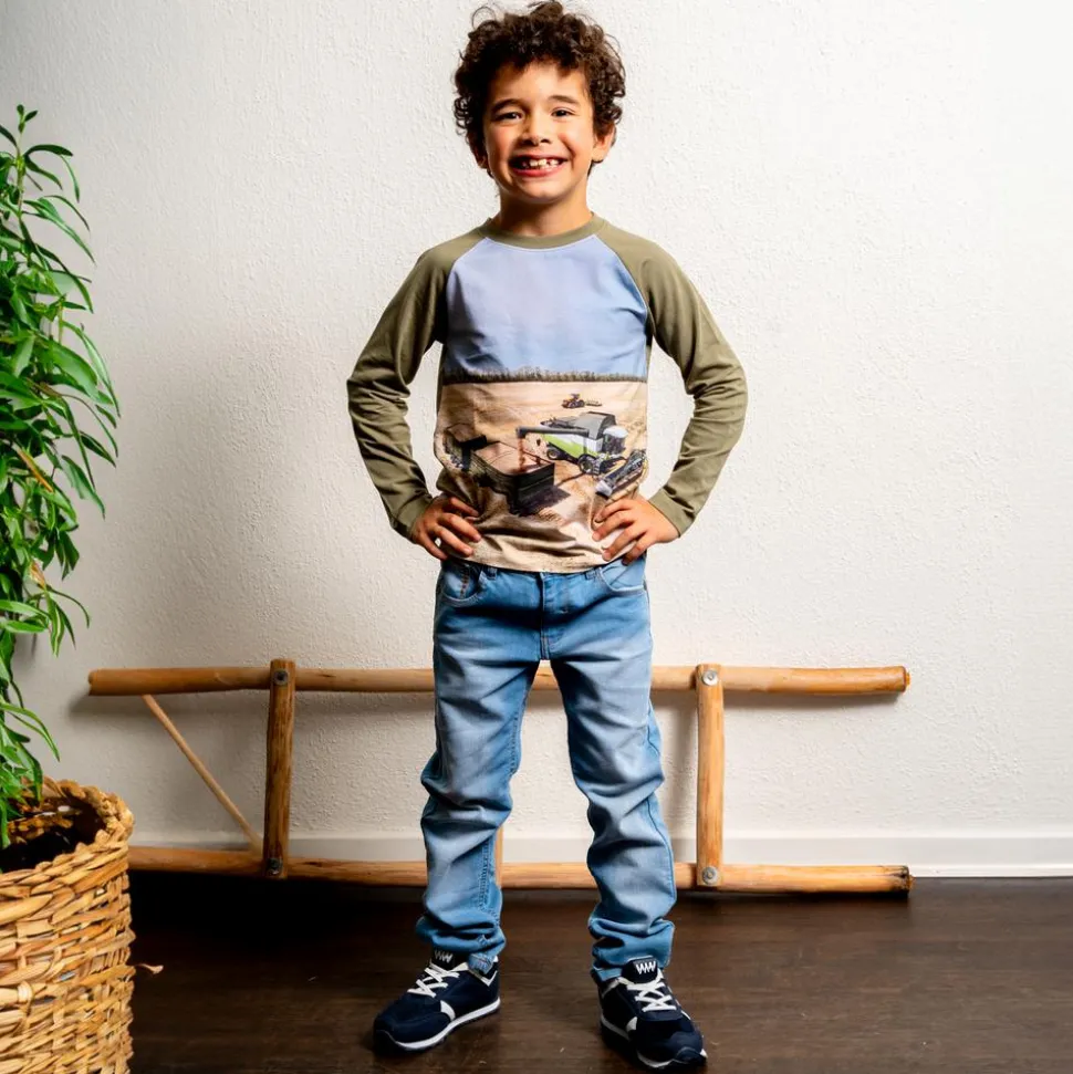 Minymo Drenge Jeans i økologisk bomuld - Light Dusty Blue