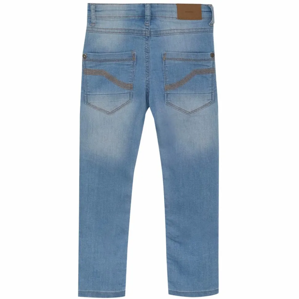 Minymo Drenge Jeans i økologisk bomuld - Light Dusty Blue