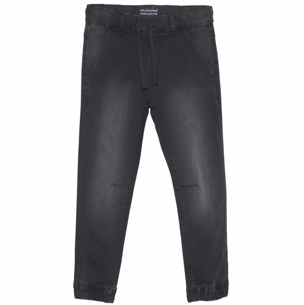 Minymo Drenge Jeans i økologisk bomuld - Grey Black