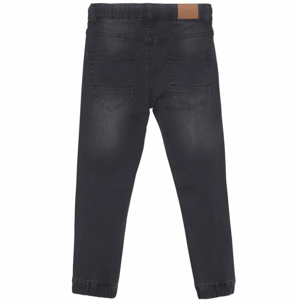 Minymo Drenge Jeans i økologisk bomuld - Grey Black