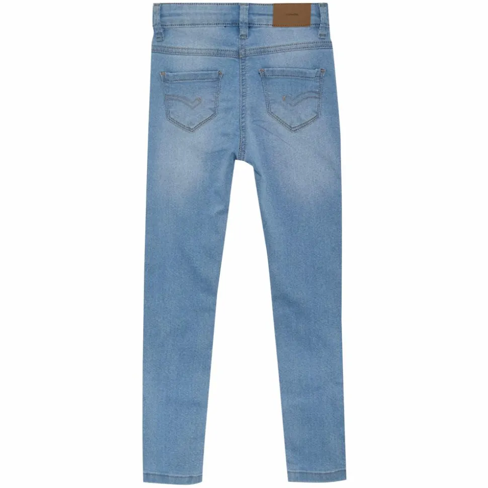 Minymo Pige Jeans i økologisk bomuld - Light Dusty Blue